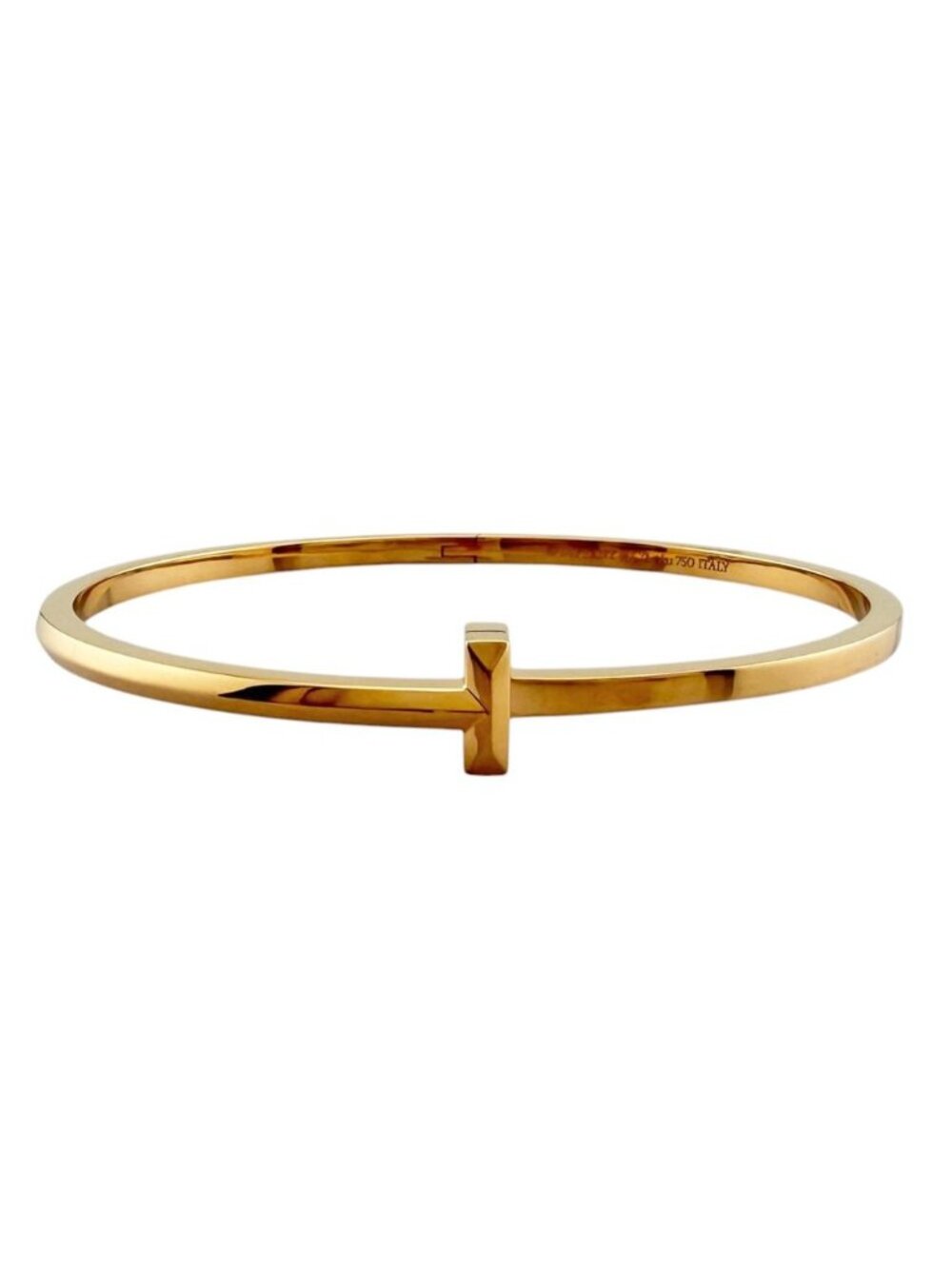 Tiffany & Co Bangle 18k Pink Gold Bracelet